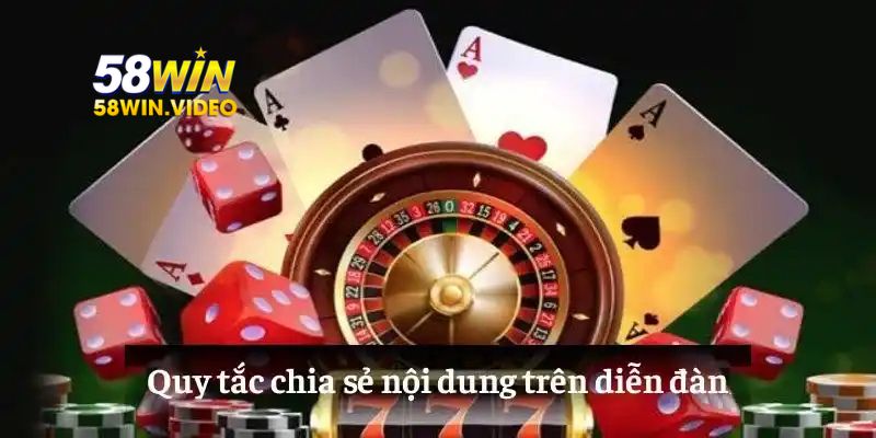 Quy tắc chia sẻ nội dung trên diễn đàn