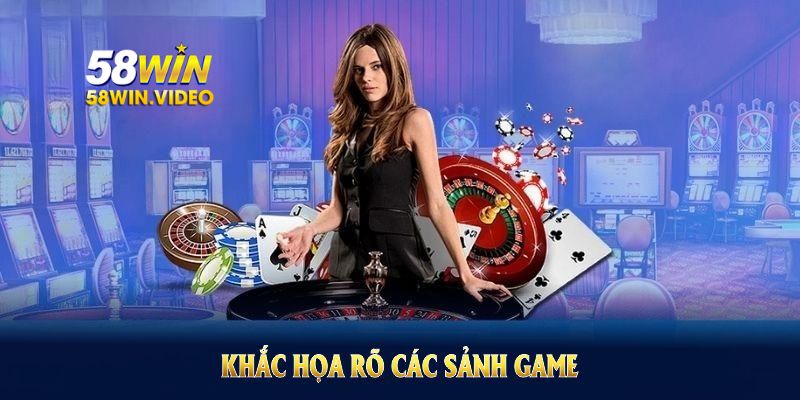 Về chúng tôi 58Win với nhiều sảnh game đình đám